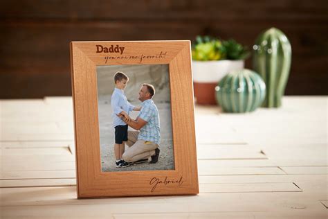 Personalized Engraved Frame Custom Photo Frame Father S Day Gift