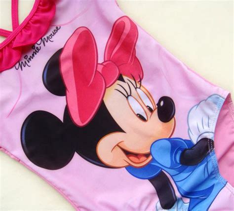 Disney Minnie Mouse Girls Swimsuit Swimwear Tankini Bather Swimming