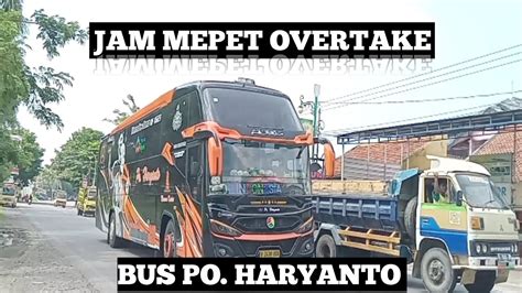 Bus Po Haryanto Jakarta Slawi Bumiayu Melintas Di Depan Terminal