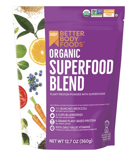 Organic Superfood Blend Powder 360g Bag