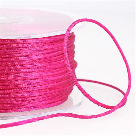 Trim Cord Rattail 100m X 2mm Fuchsia Stephanoise Groves And Banks