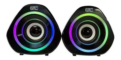 Parlante Gaming De Escritorio Gtc Con Luces Rgb Spg Cuotas Sin