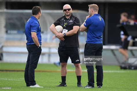 Hawkes Bay Head Coach Mark Ozich And Otago Head Coach Ben Herring