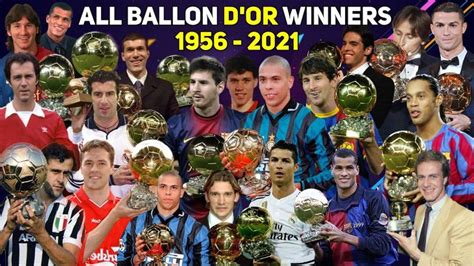 LIST OF ALL BALLON D'OR WINNERS FROM 1956 - 2021.