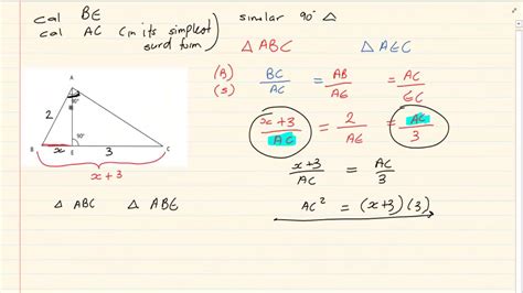 Grade 12 Euclidean Geometry Rider Similar 90 Degree Triangles