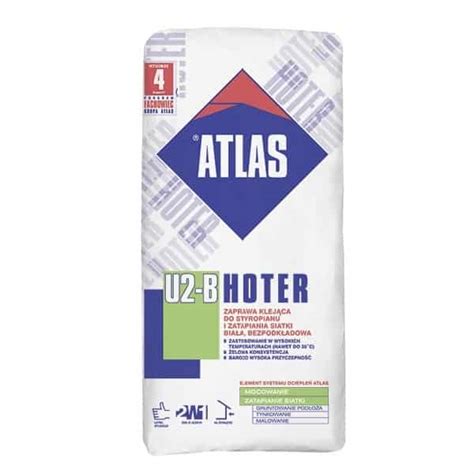 ATLAS HOTER U2 B 2 w 1 zaprawa klejąca do styropianu oraz do