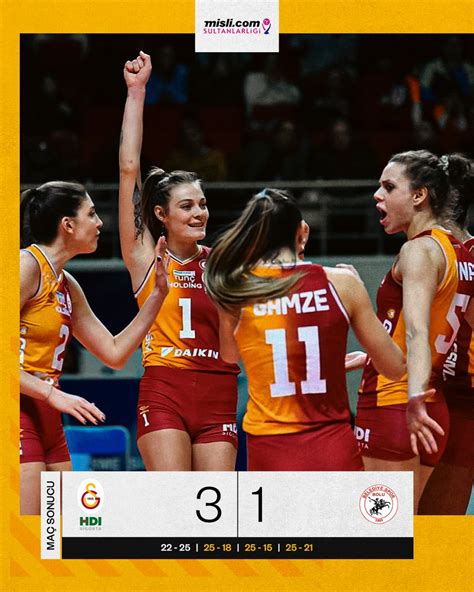 Galatasaray Voleybol On Twitter D Rd Nc Set Sonucu Galatasaray Hdi