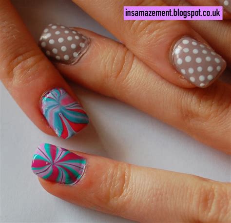 In Samazement Water Marbling Nail Art Tutorial