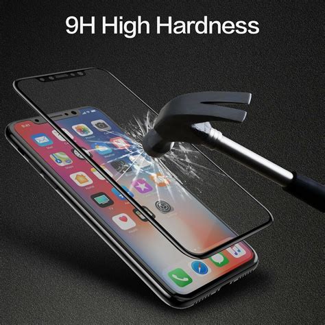 Full Coverage 3d Tempered Glass Screen Protector For Iphone X Xr Xs Max