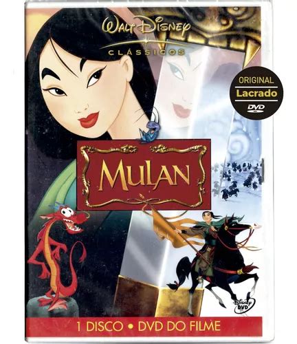 Dvd Mulan Disney Clássico Original Novo Lacrado à venda em São