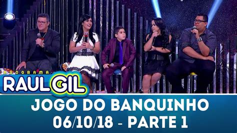 Jogo Do Banquinho Especial Gospel Parte Programa Raul Gil