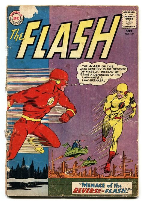 The Flash #139 1963-Dc-First Professor Zoom-Tv Show G | Comic Books - Silver Age, DC Comics ...