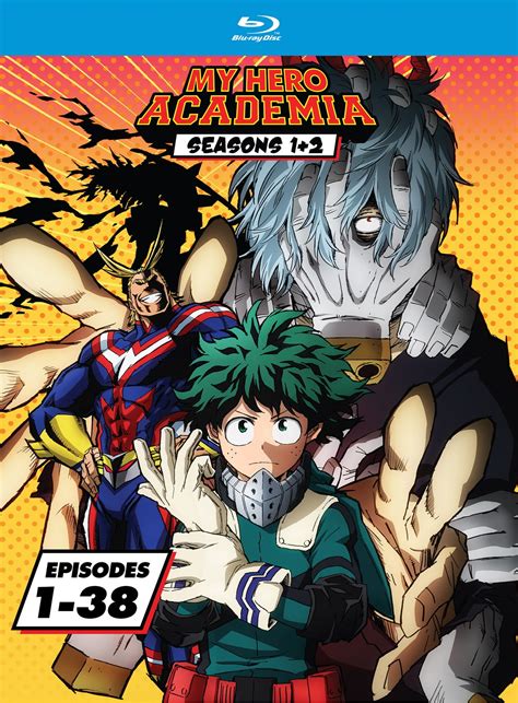 My Hero Academia Season 1 And 2 Walmart Exclusive Blu Ray