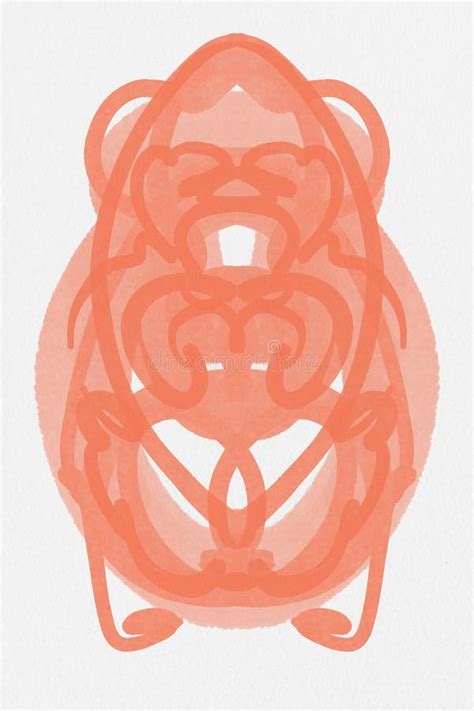 Peach Fuzz Watercolol Doodles High Quality Texture Pink Pastel Nude