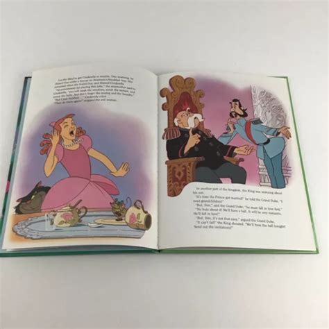 Walt Disney Classic Storybook Cinderella Hardcover Book Vintage