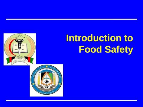 Pptx Introduction To Food Safety Objective Assess Food Practices