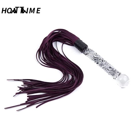 HOTTIME Brand New Erotic Sex Toys Whip SM Leather Bondage Flogger For