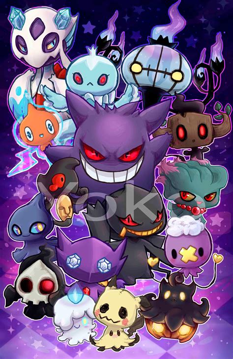 Ghost Pokemon by Yokokins on DeviantArt