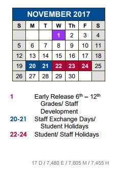 Dahlstrom Middle School - School District Instructional Calendar - Hays ...