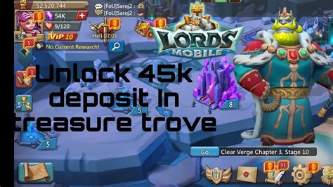 How Can You Deposit K Gems In Treasure Trove Lords Mobile Treasure