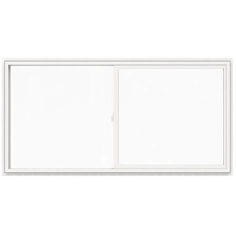 Jeld Wen V2500 Left Operable Vinyl Double Pane Double Strength Sliding