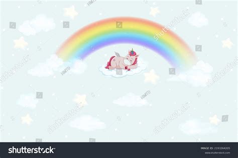 Unicorn Boy Wallpaper Pattern Baby Boy Stock Illustration 2193264205 | Shutterstock