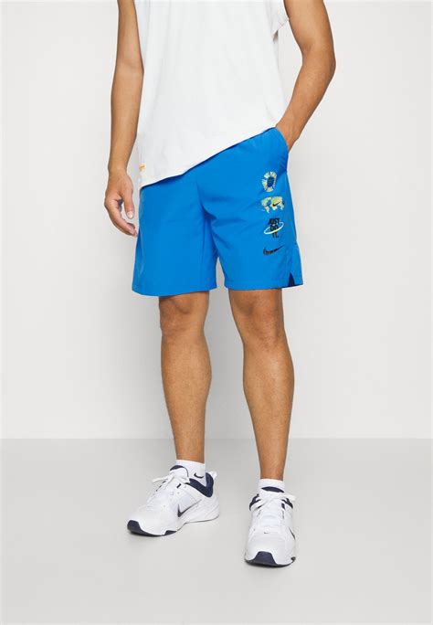 Nike Performance Kurze Sporthose Light Photo Blue Black Blau Zalando At