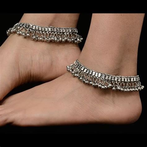 Gorgeous Silver Anklets For Women Silver Anklets Anklet Designs