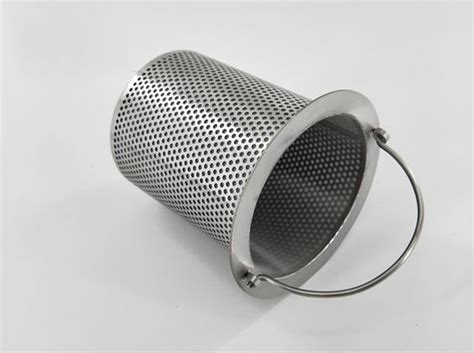 Perforated Filter Basket Strainer Woven Wire Cloth Supplier