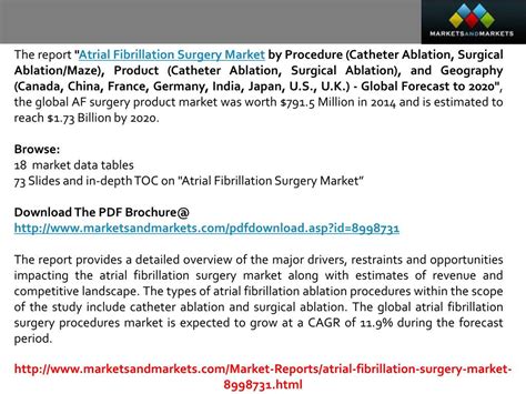PPT - Atrial Fibrillation Surgery Market expected worth $1.73 Billion