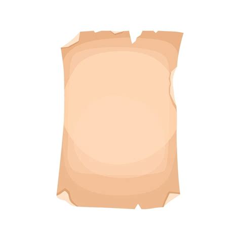 Ancient Parchment Cartoon Vector Illustration Vector Art At