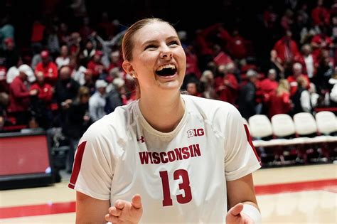 Wisconsin Volleyball Sarah Franklin Earns National Player Of The Week