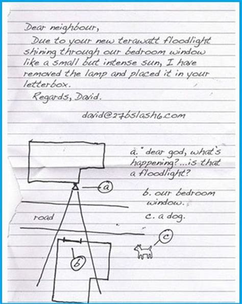 These Neighbors Can't Stop Fighting Over A Flood Light – Barnorama