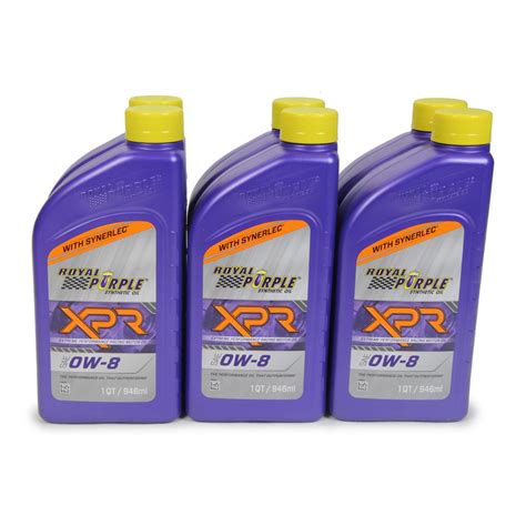 Royal Purple XPR 0w10 Racing Oil - 1 Quart (Case of 6) : 6009 – Pit ...