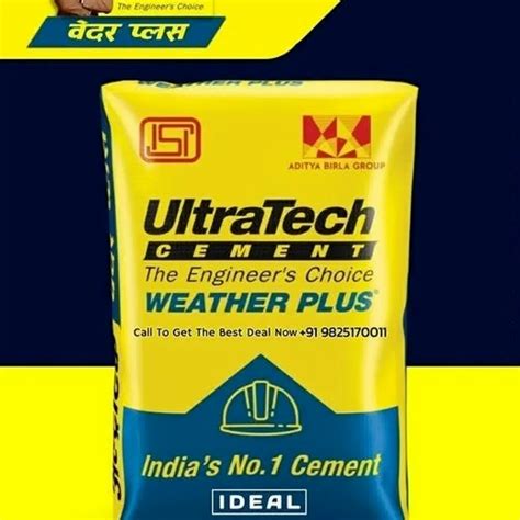 Weather Plus UltraTech Cement At Rs 450 Bag Ultratech Concrete Cement