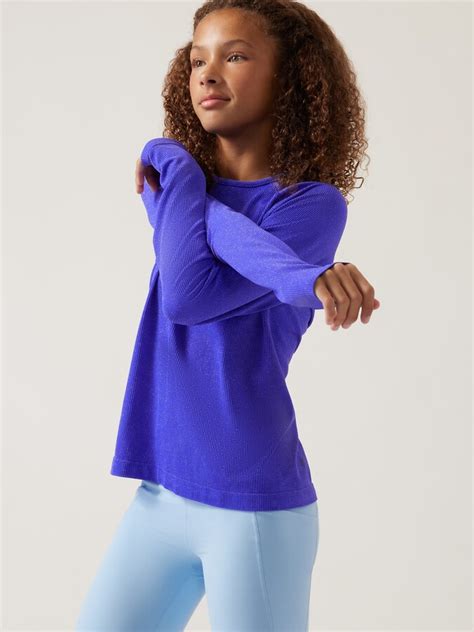 Athleta Girl Power Up Shimmer Top Shopstyle