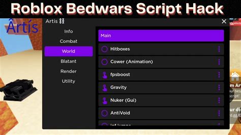 Roblox Bedwars Script Hack Artis Script Delta Fluxus Hydrogen Arceus