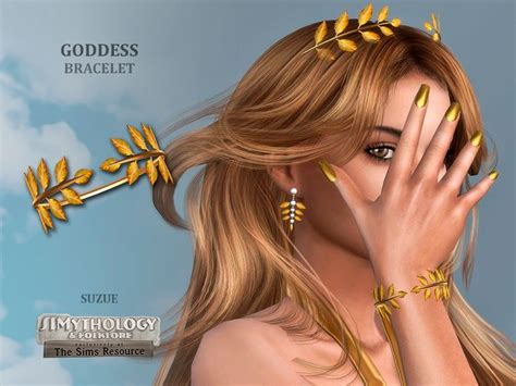 The Sims Resource SIMythology Goddess Bracelet Greek Hair Sims