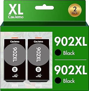 Amazon Caclemo 902XL Black Ink Cartridges Replacement For HP 902