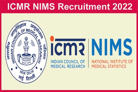 Icmr Nims Recruitment Released Apply Walk In Interview