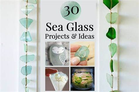 30 Sea Glass Ideas And Projects Garden Living And Making With Lovely Greens