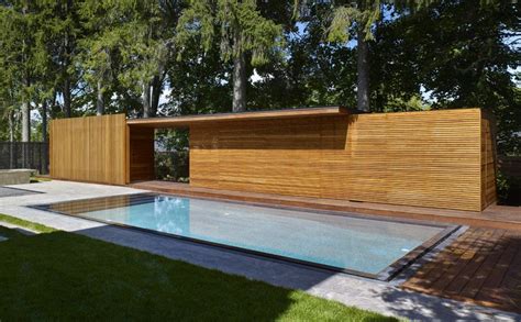 Wooden Pool House Amantea Architects