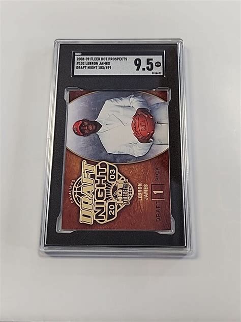 Fleer Hot Prospects Draft Night Lebron James Sp Cavs