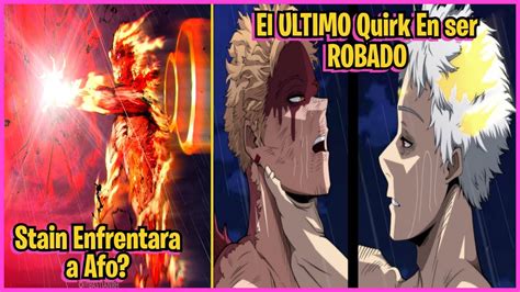 TRAGICO FINAL AFO Roba El QUIRK De Hawks El Segador De HEROES REGRESA