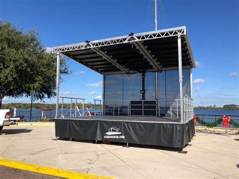 Stageline SL75 - 16x20 Mobile Stage Rental - Stage Rental Orlando, Tampa, Jacksonville, Miami