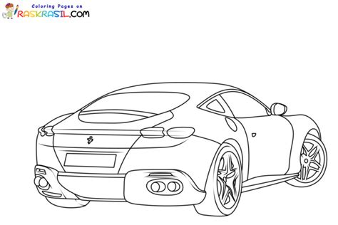 Disegni Di Ferrari Da Colorare