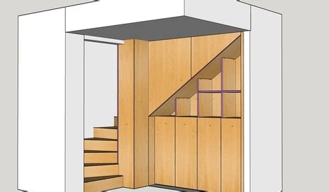 Plan Escalier Double Quart Tournant Et Son Placard Par Boris Beaulant