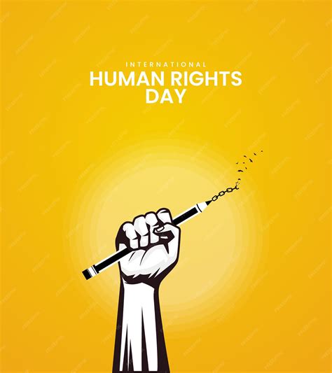 Premium Vector Human Rights Day 10 December Creative Human Rights Day