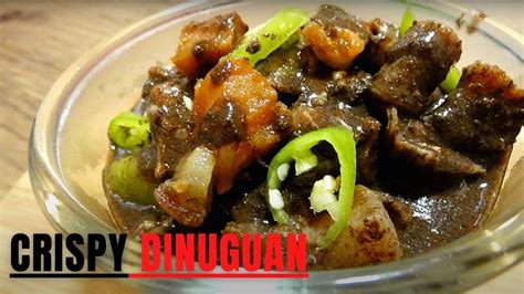 How To Cook Crispy Dinuguan Panlasang Pinoy Recipes