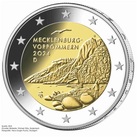 2 Euro Gedenkmünze Deutschland 2024 bfr Paulskirchenverfassung G